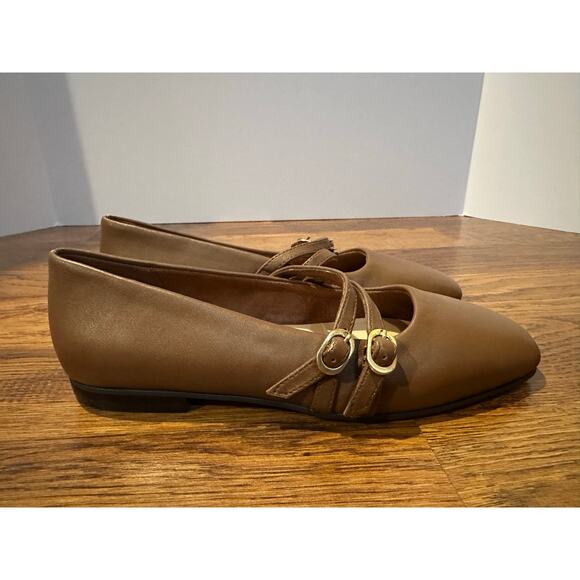 Bella Vita Women's Leather Daven Mary Jane Flats – Brown – Size 7.5 – NWOB - Picture 2 of 10